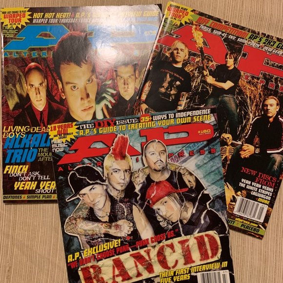Associated Press Other - AP Alternative Press Set of 3 Magazines